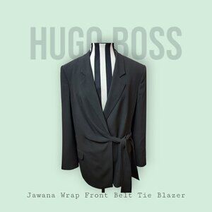 HUGO BOSS Womens Jawana Wrap Blazer